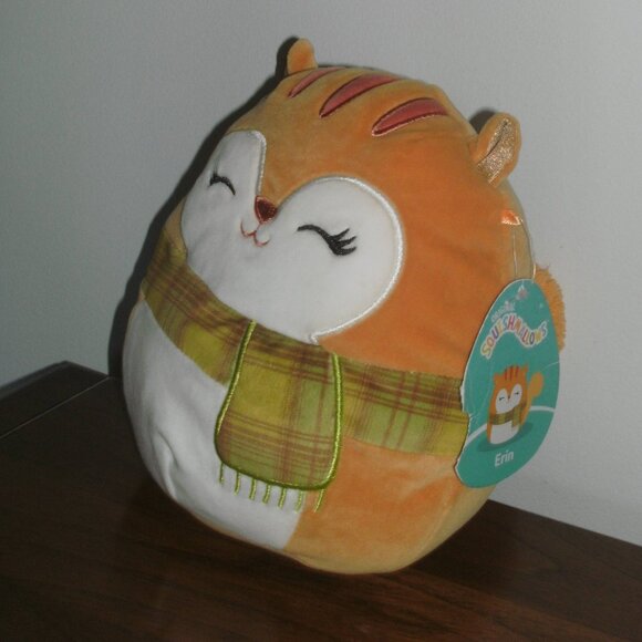 Squishmallow Erin The Squirrel 8" Soft Plush Toy Fall Harvest Squad with Tag - Picture 1 of 2